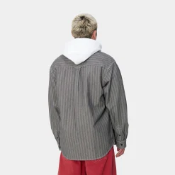 Jacken & Mäntel|Hemden>Carhartt WIP Menard Shirt Jac Grey