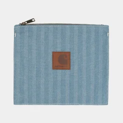 Accessoires|Accessoires>Carhartt WIP Menard Zip Wallet Blue