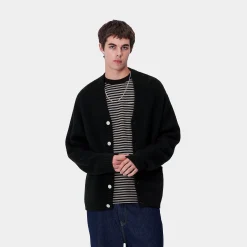 Strick>Carhartt WIP Merton Cardigan Black