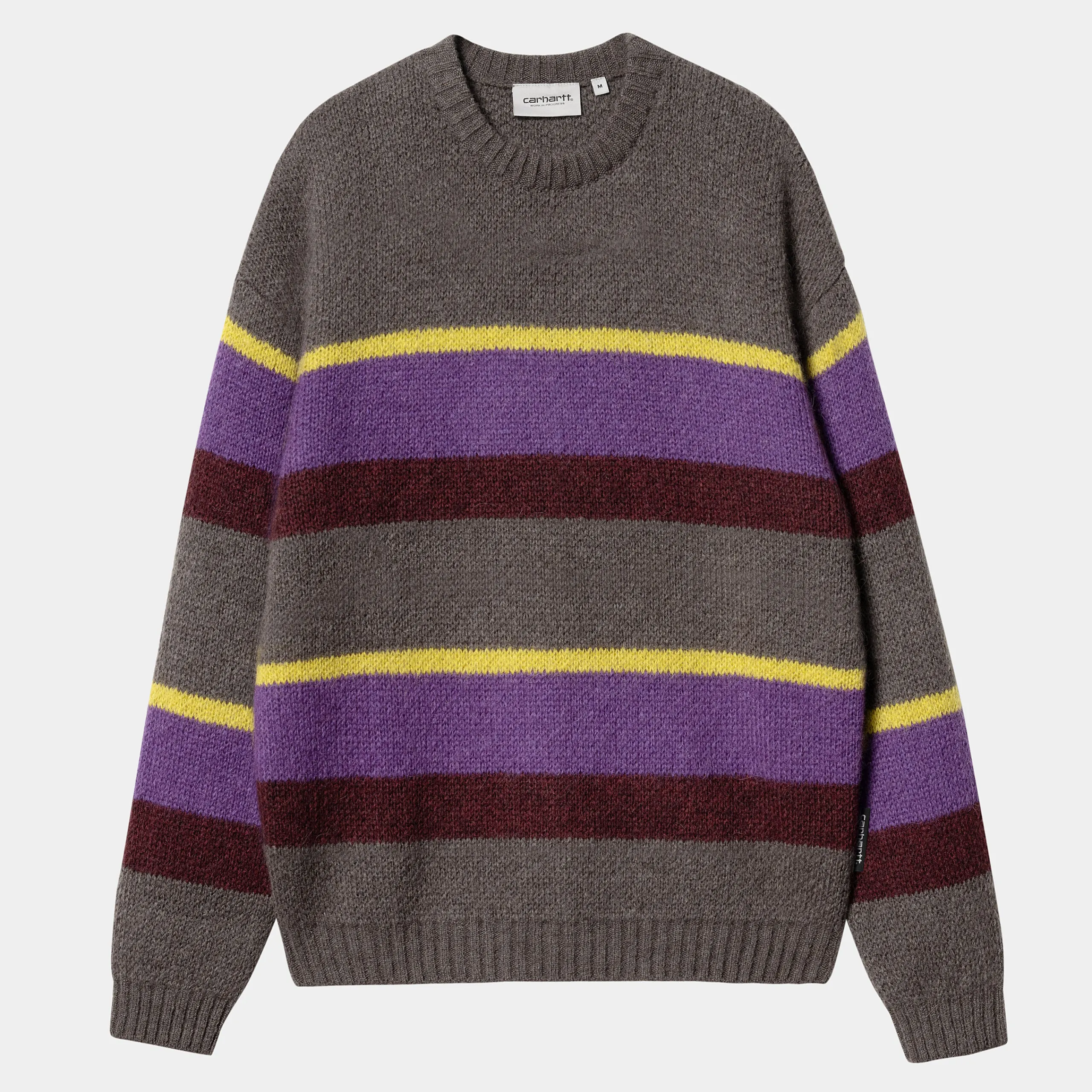 Strick>Carhartt WIP Merton Sweater Sundling Stripe, Aura