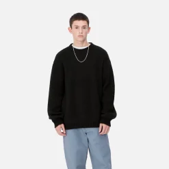 Strick>Carhartt WIP Merton Sweater Black