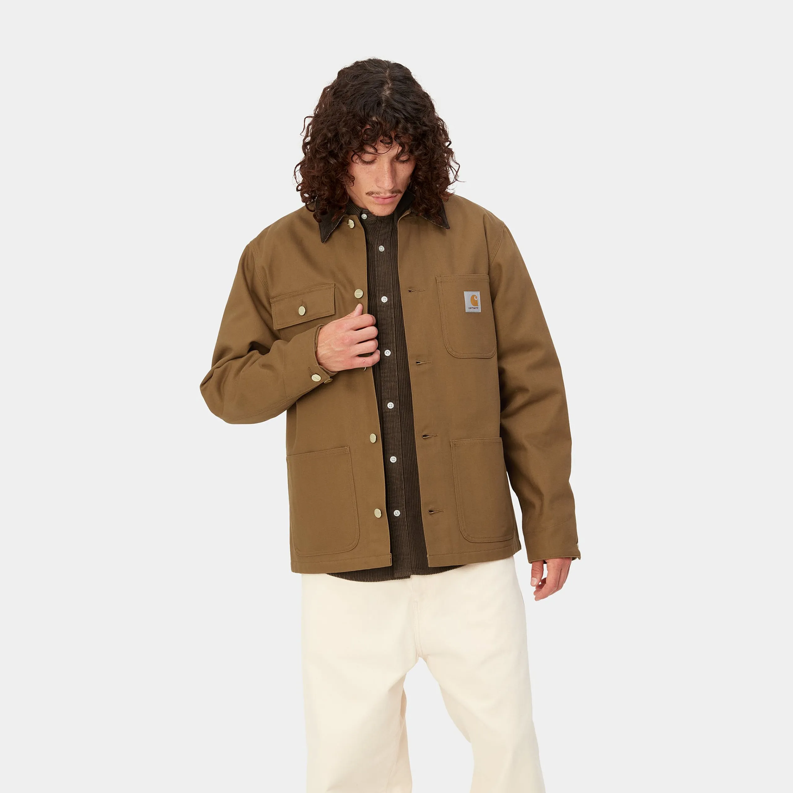 Jacken & Mäntel>Carhartt WIP Michigan Coat (Winter) Hamilton Brown / Tobacco