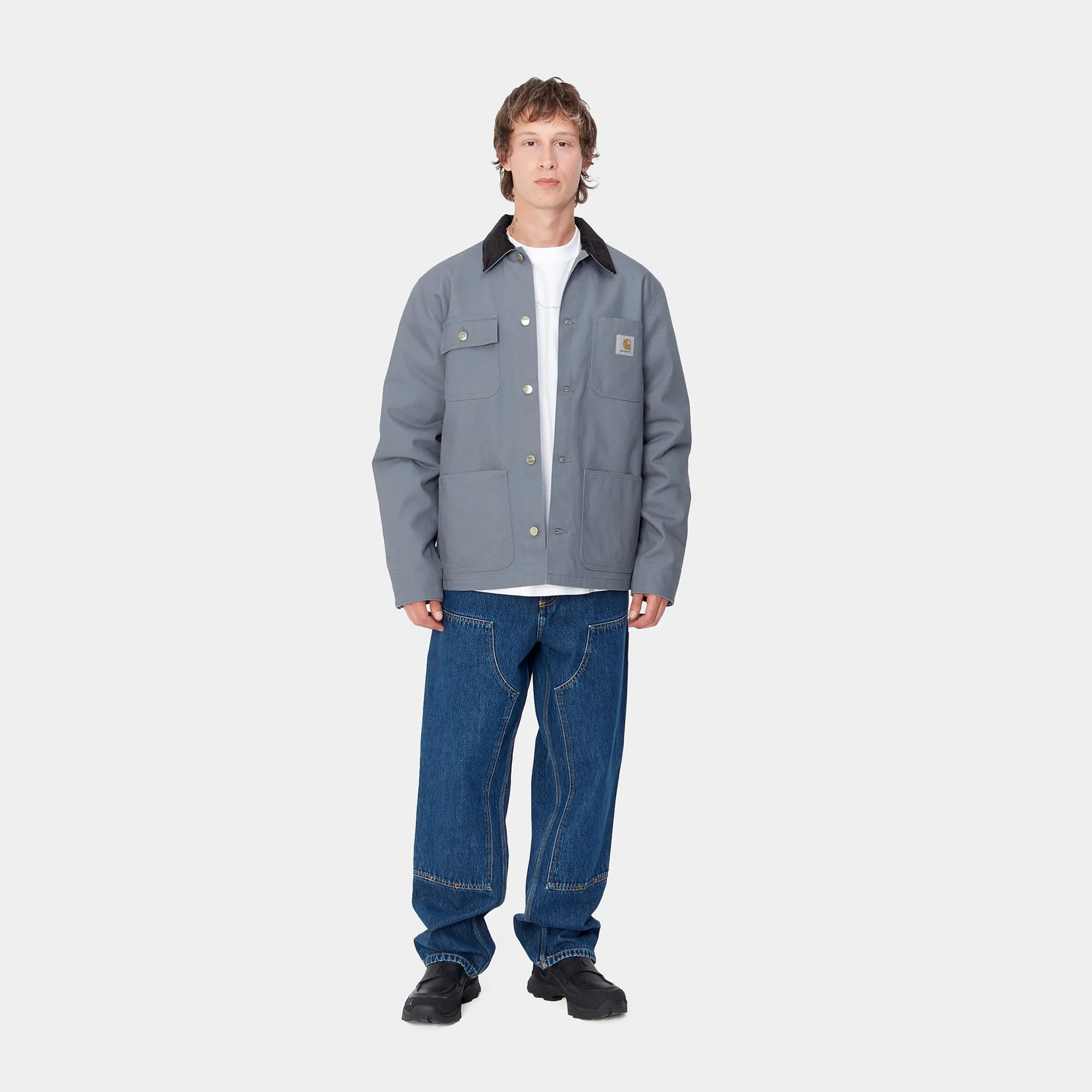 Jacken & Mäntel>Carhartt WIP Michigan Coat (Winter) Dove Grey / Black