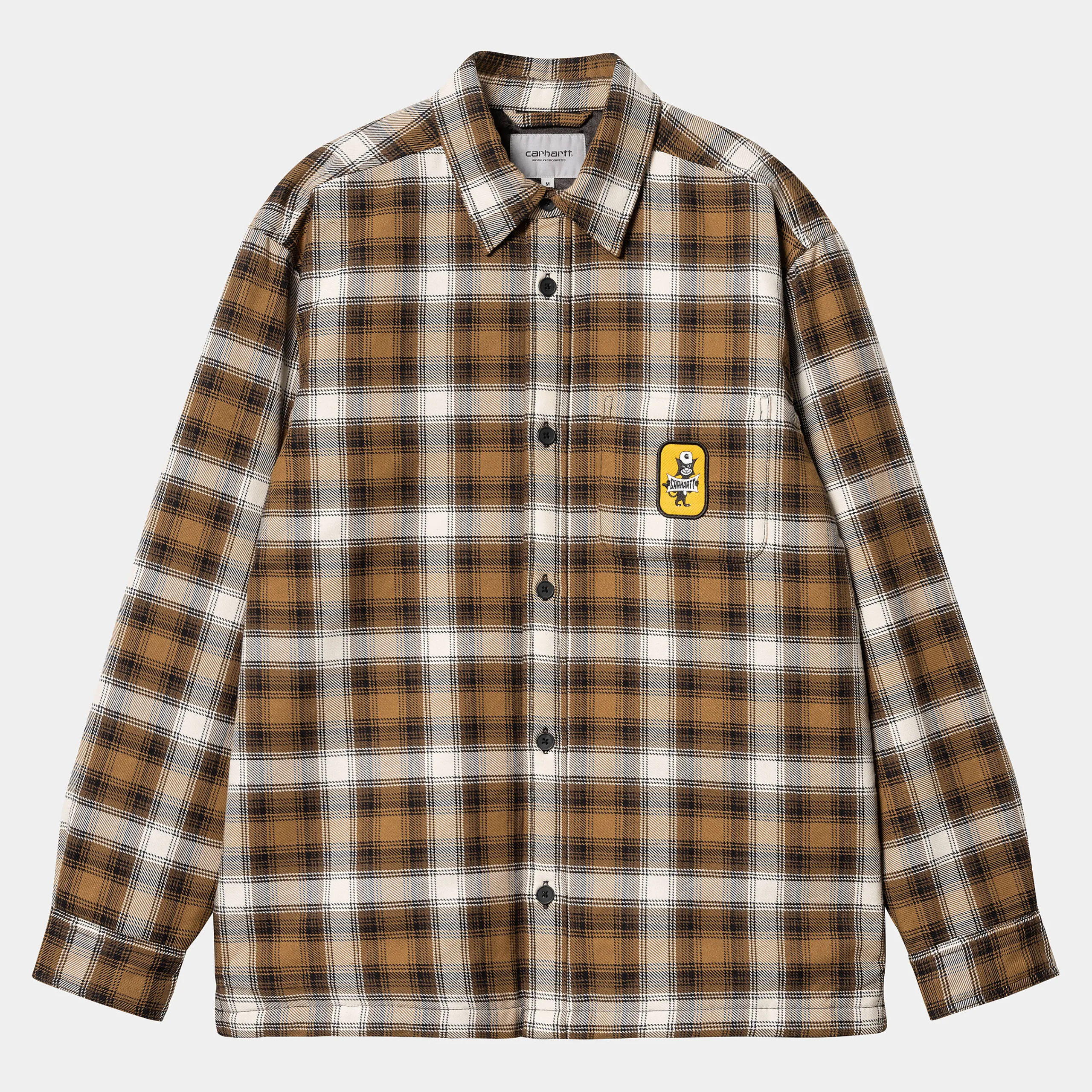 Jacken & Mäntel|Hemden>Carhartt WIP Monahan Shirt Jac Monahan Check, Hamilton Brown