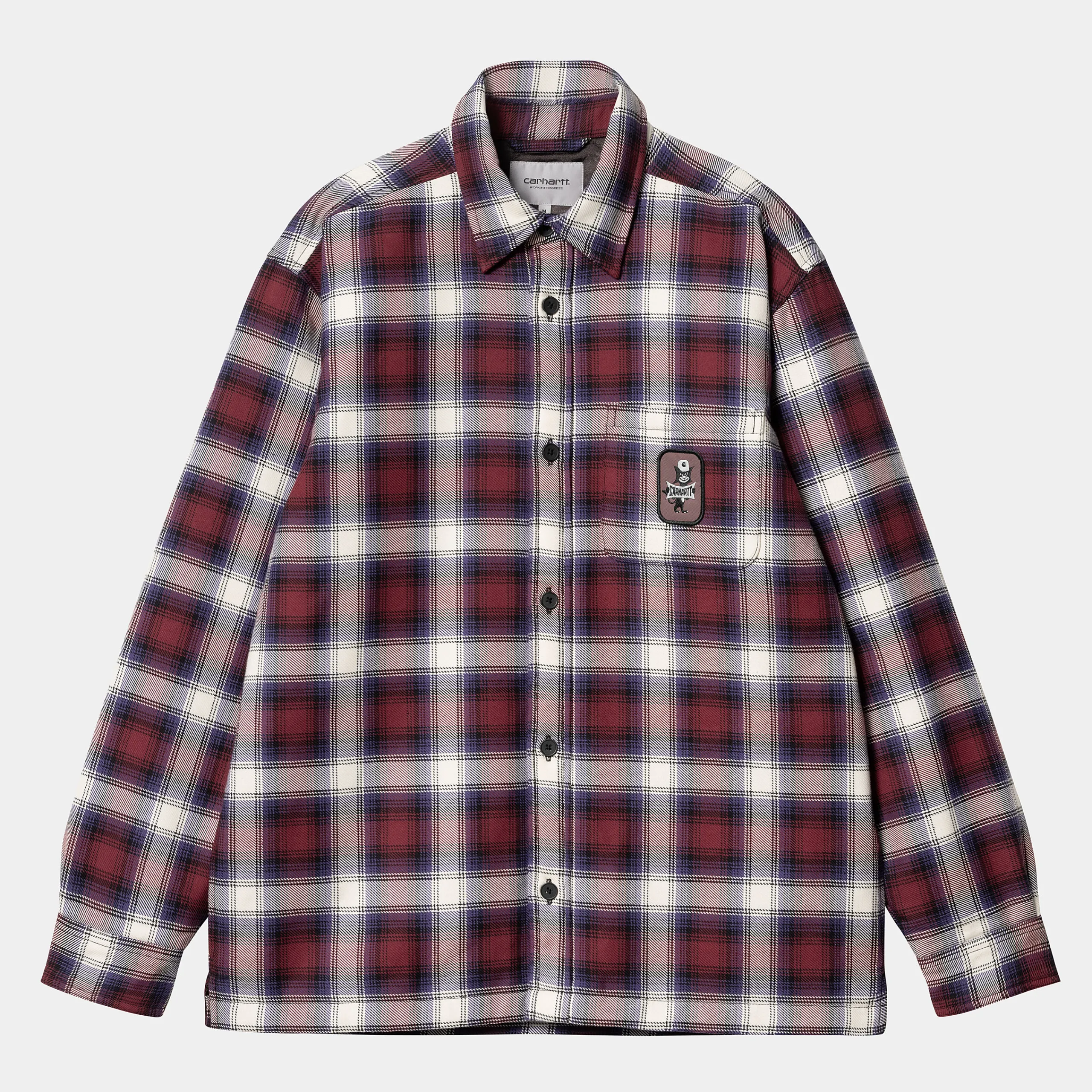Jacken & Mäntel|Hemden>Carhartt WIP Monahan Shirt Jac Monahan Check, Malbec
