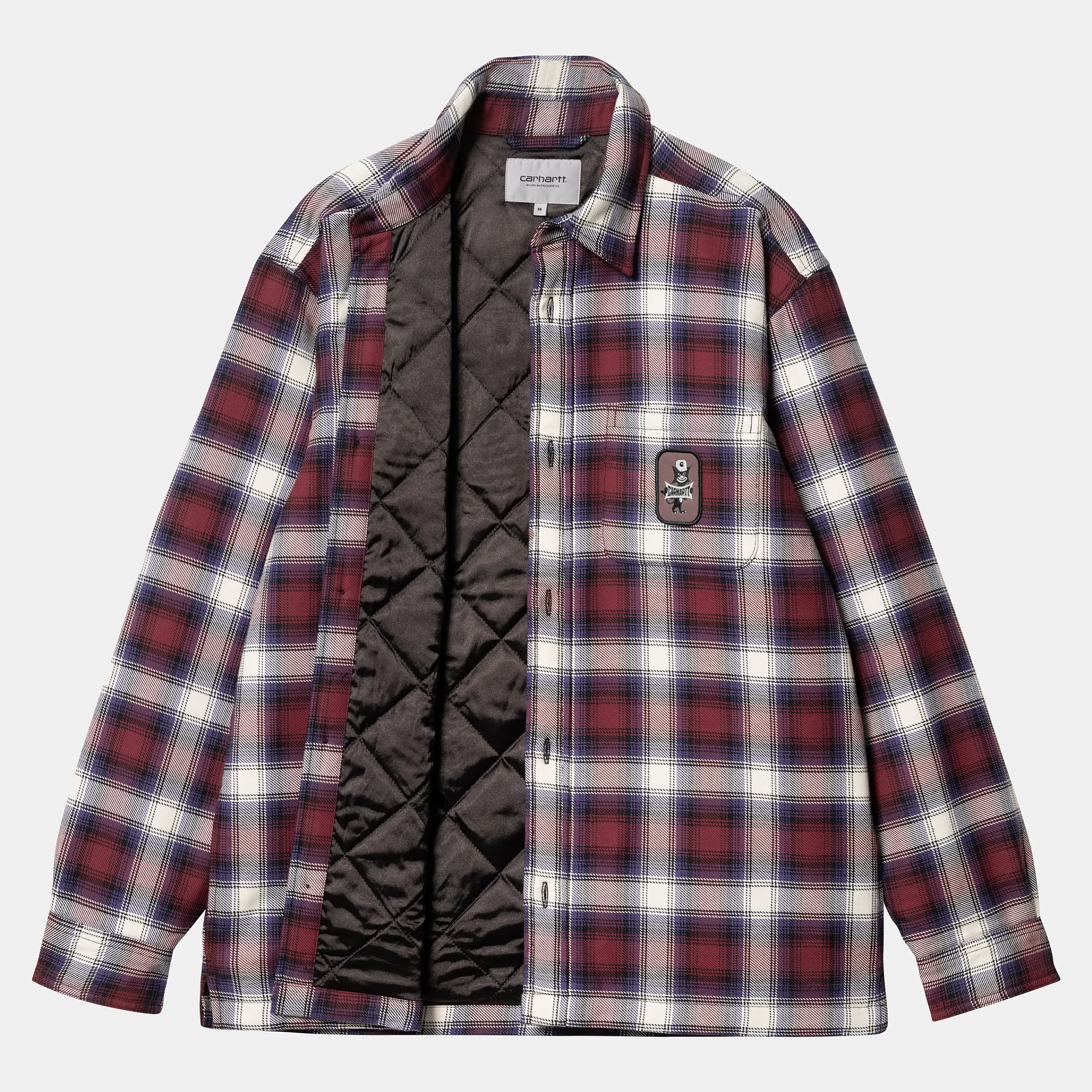 Jacken & Mäntel|Hemden>Carhartt WIP Monahan Shirt Jac Monahan Check, Malbec