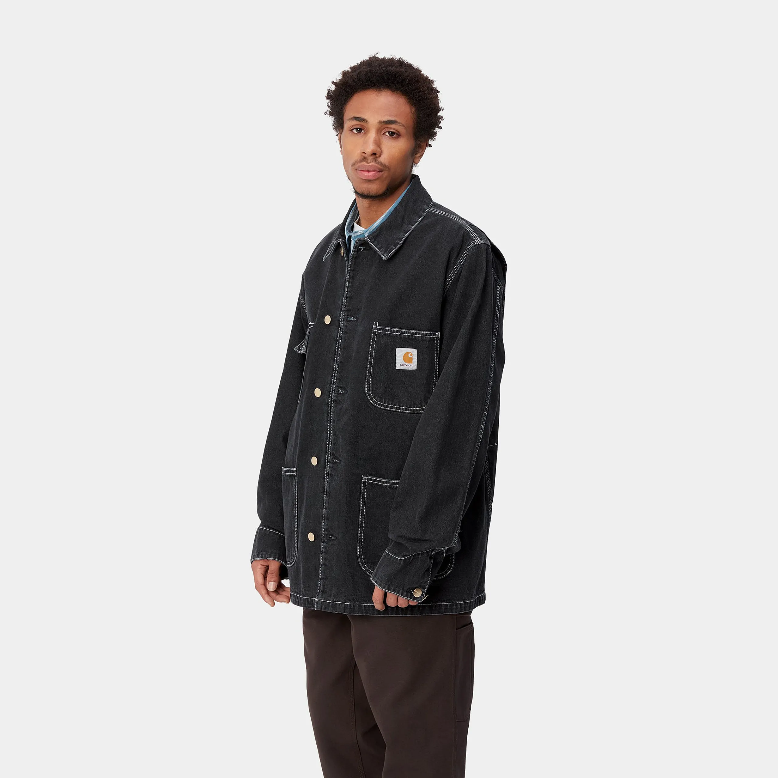 Jacken & Mäntel|Denim>Carhartt WIP OG Chore Coat Black