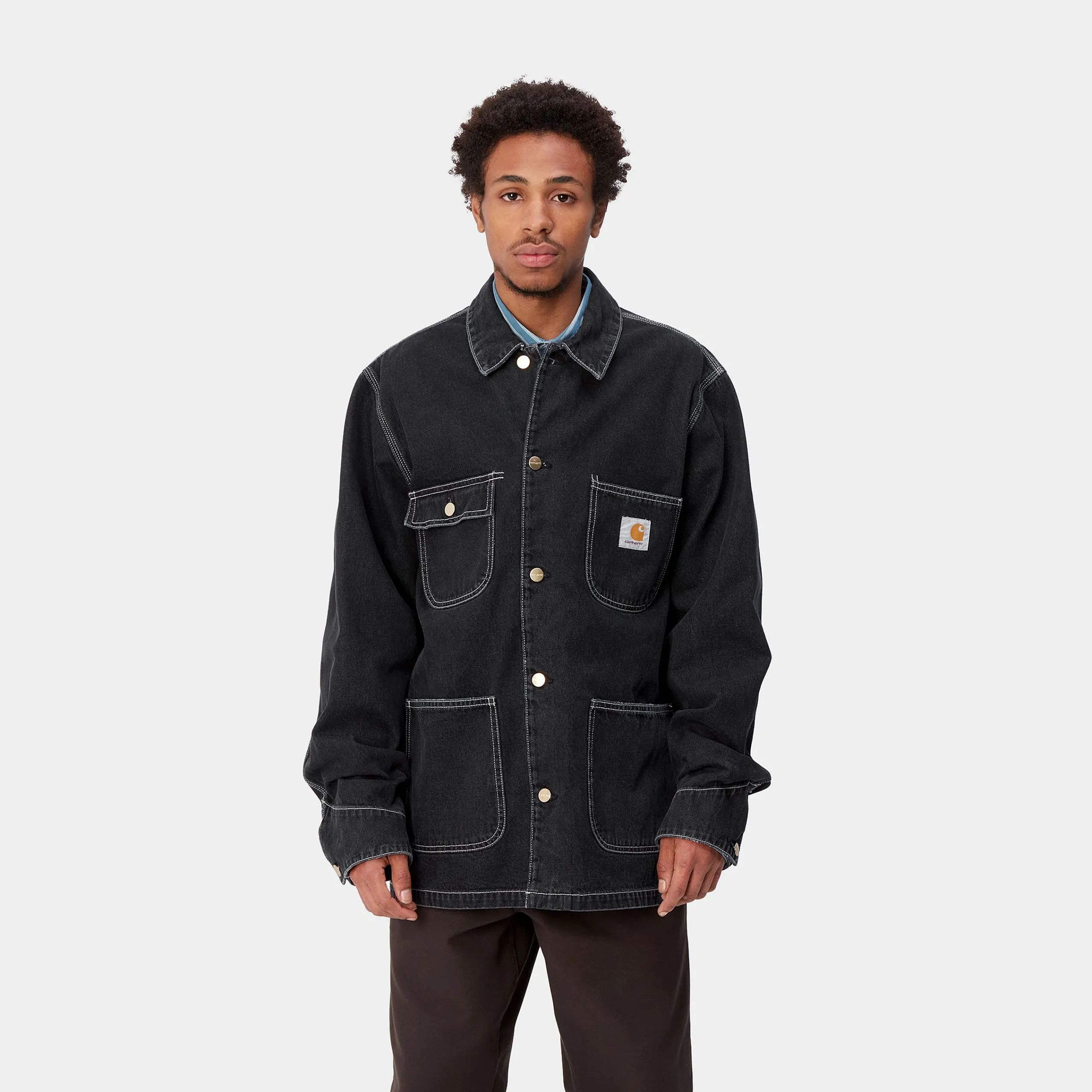 Jacken & Mäntel|Denim>Carhartt WIP OG Chore Coat Black