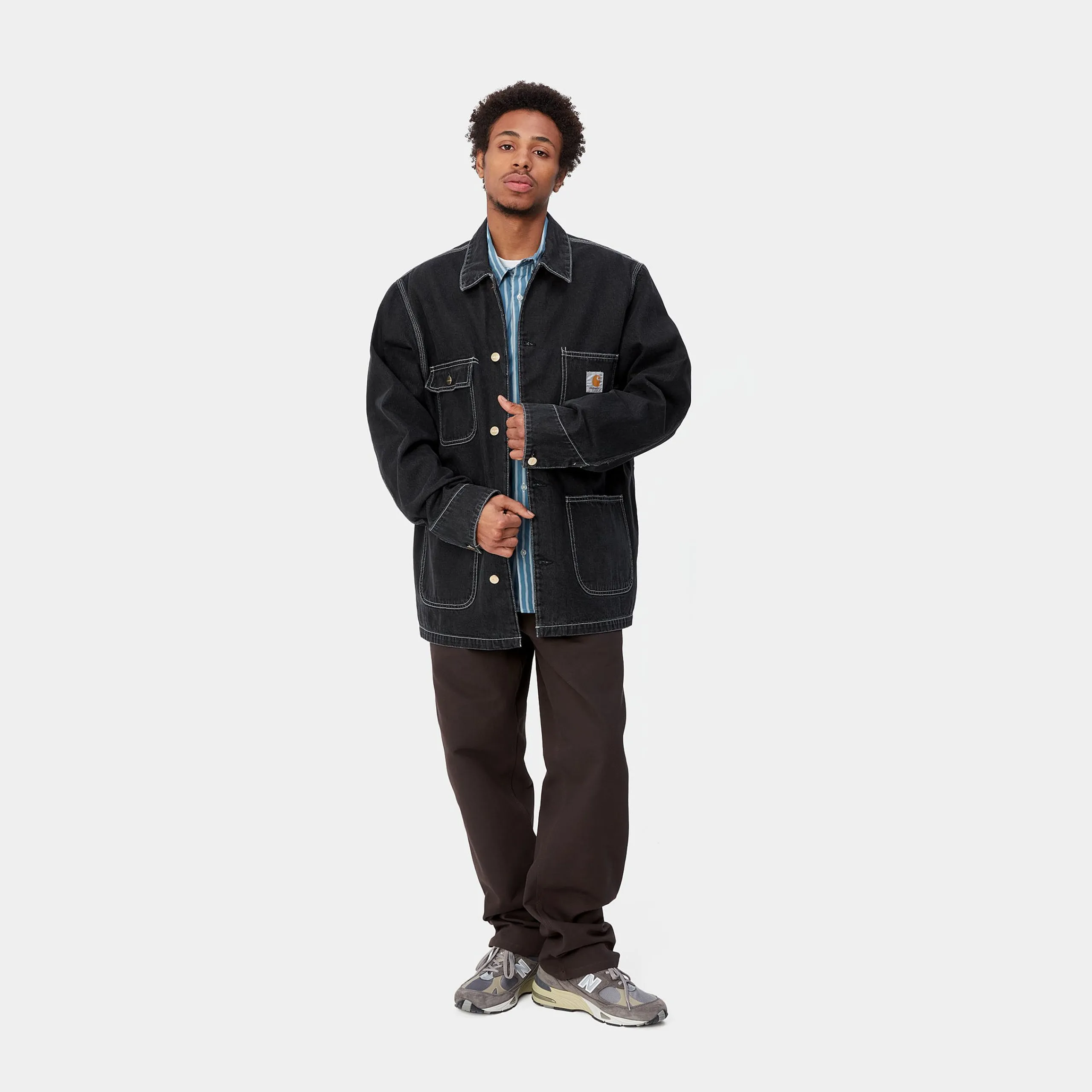 Jacken & Mäntel|Denim>Carhartt WIP OG Chore Coat Black