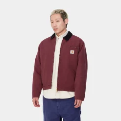 Jacken & Mäntel>Carhartt WIP OG Detroit Jacket (Winter) Malbec / Black