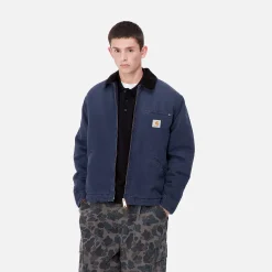 Jacken & Mäntel>Carhartt WIP OG Detroit Jacket (Winter) Air Force Blue / Black