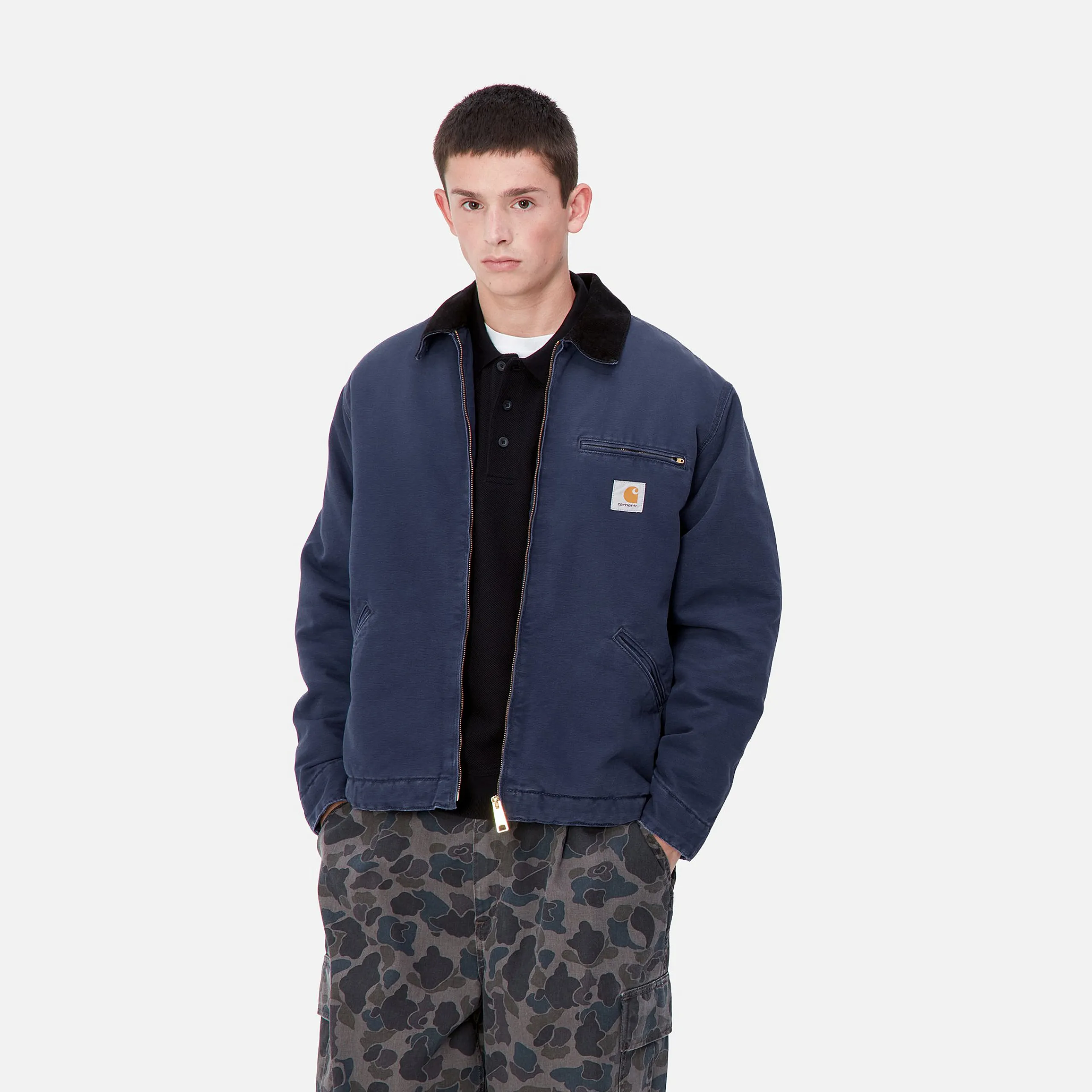 Jacken & Mäntel>Carhartt WIP OG Detroit Jacket (Winter) Air Force Blue / Black