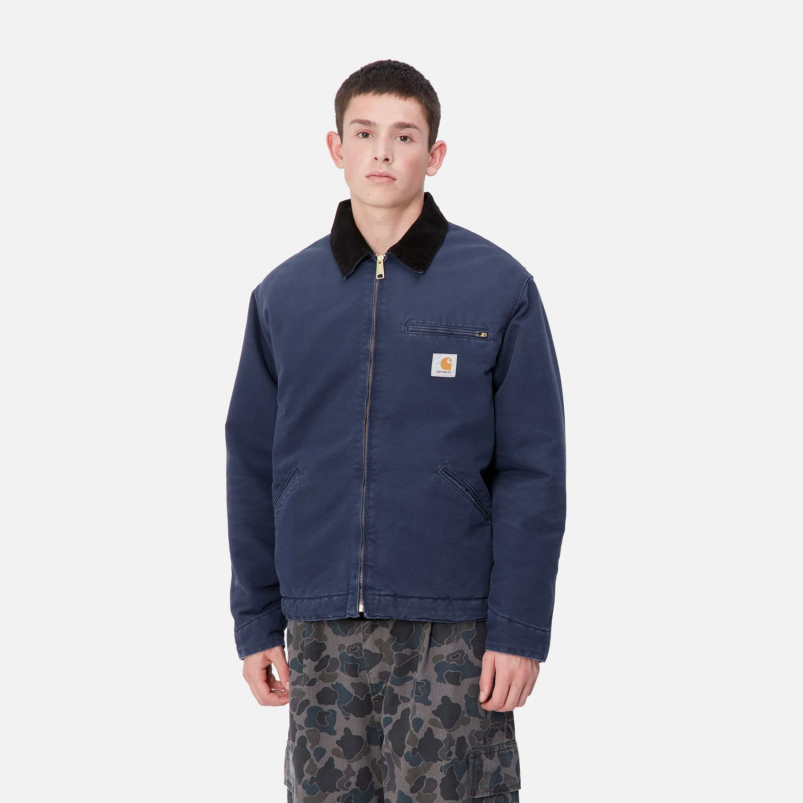 Jacken & Mäntel>Carhartt WIP OG Detroit Jacket (Winter) Air Force Blue / Black