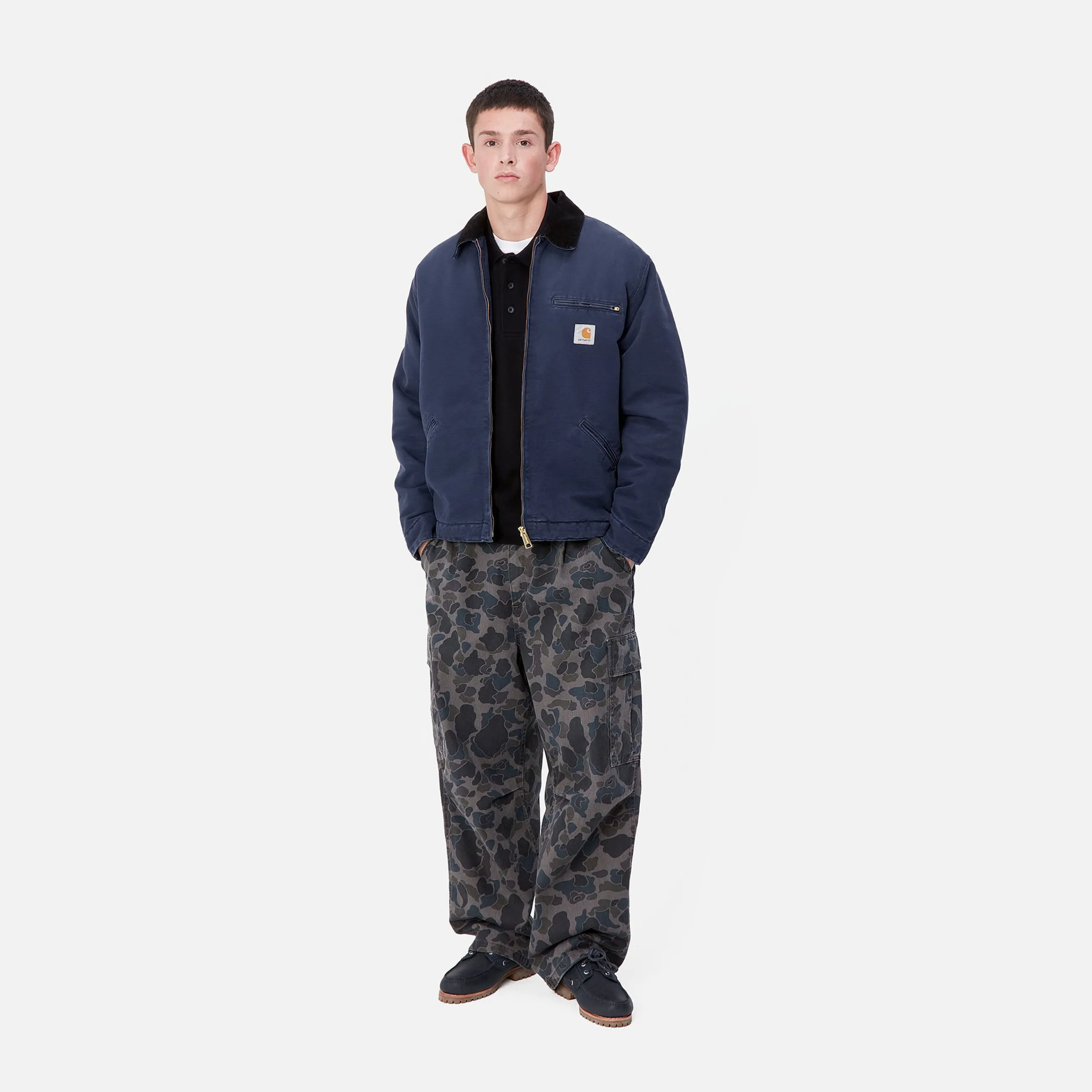 Jacken & Mäntel>Carhartt WIP OG Detroit Jacket (Winter) Air Force Blue / Black