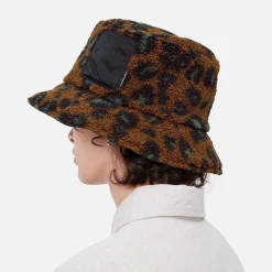 Accessoires|Accessoires>Carhartt WIP Orla Bucket Hat Camo Leo Jacquard, Tamarind / Black