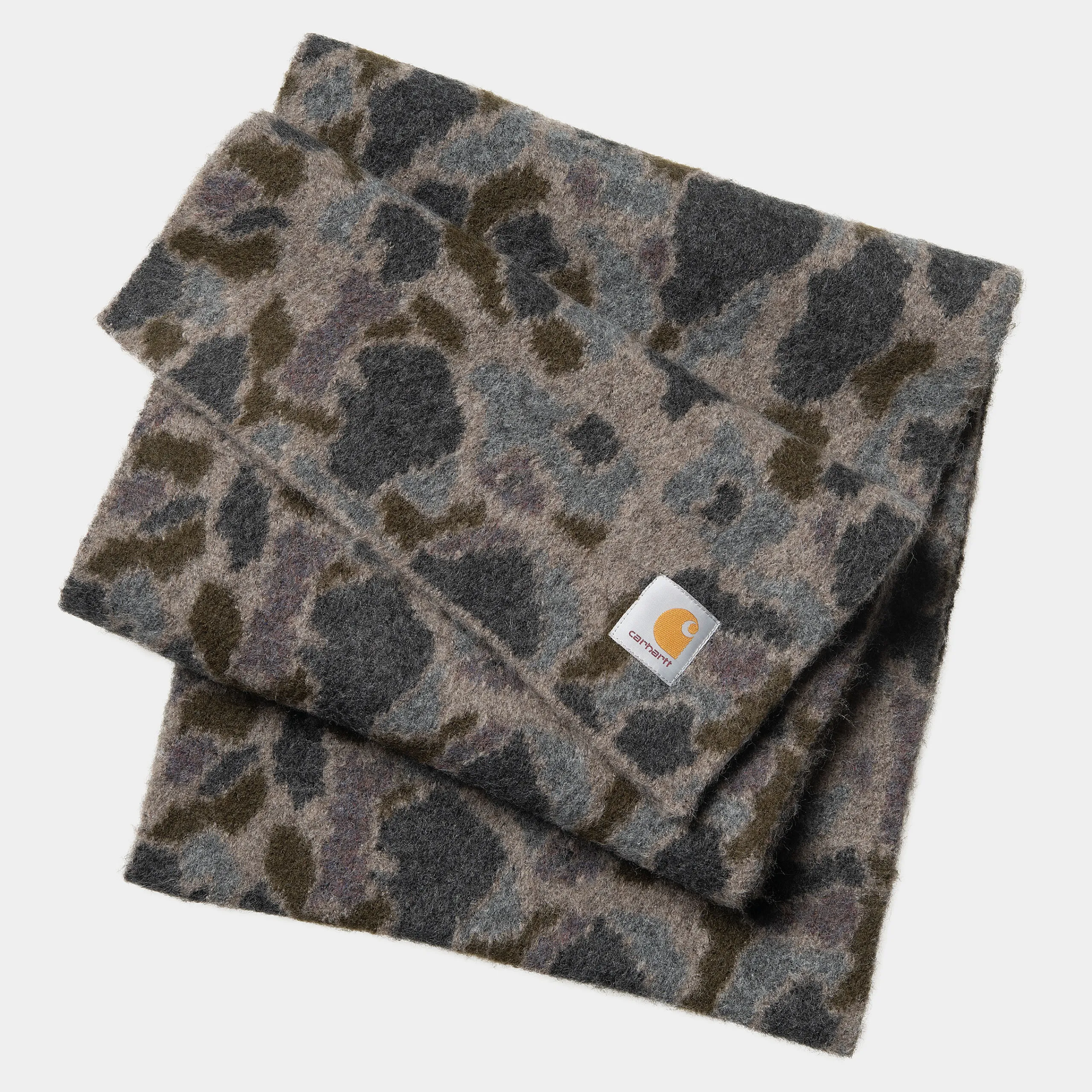 Accessoires|Accessoires>Carhartt WIP Palmer Scarf Camo Duck Jacquard, Grey