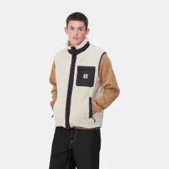Jacken & Mäntel>Carhartt WIP Prentis Vest Liner Moonbeam / Black