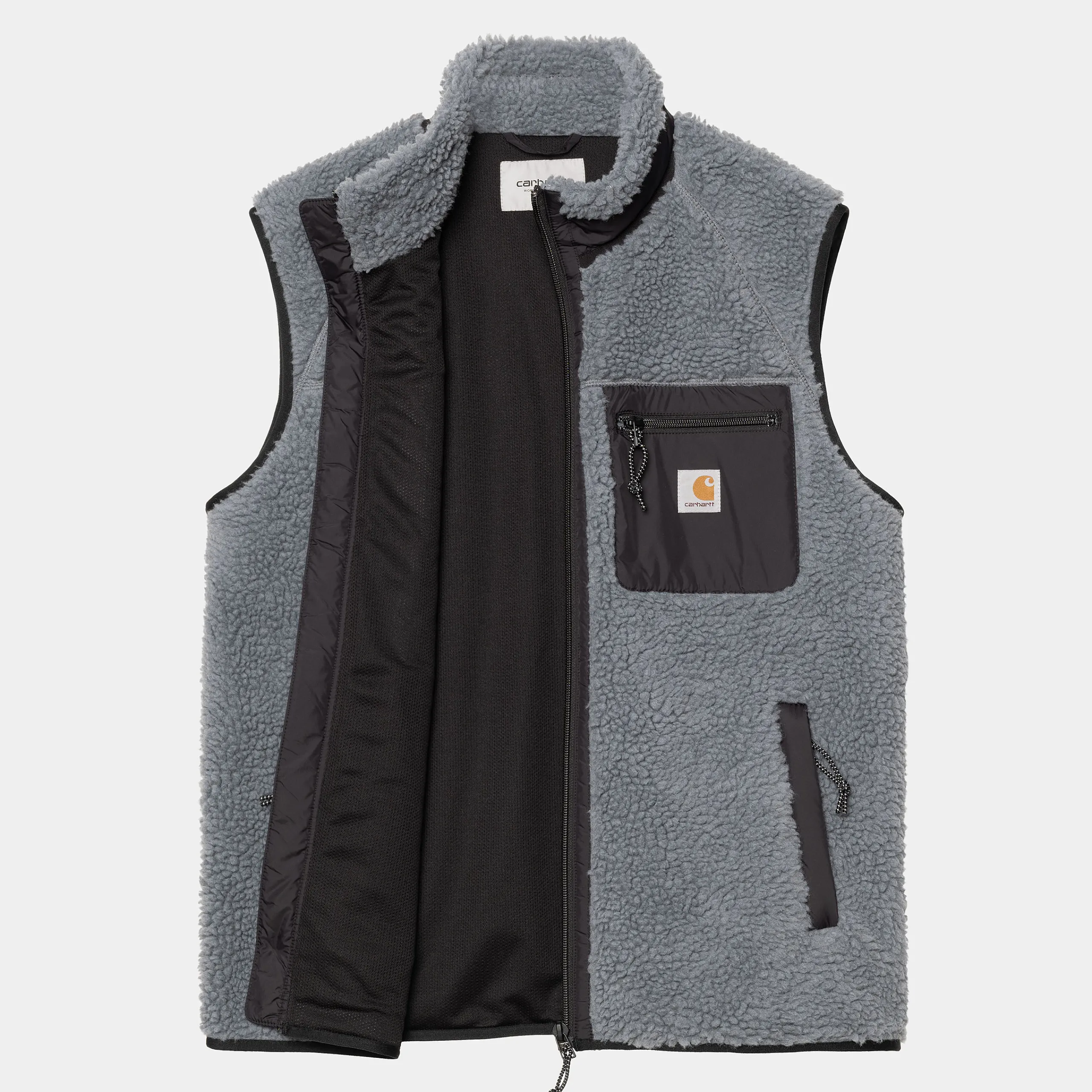 Jacken & Mäntel>Carhartt WIP Prentis Vest Liner Dove Grey / Black