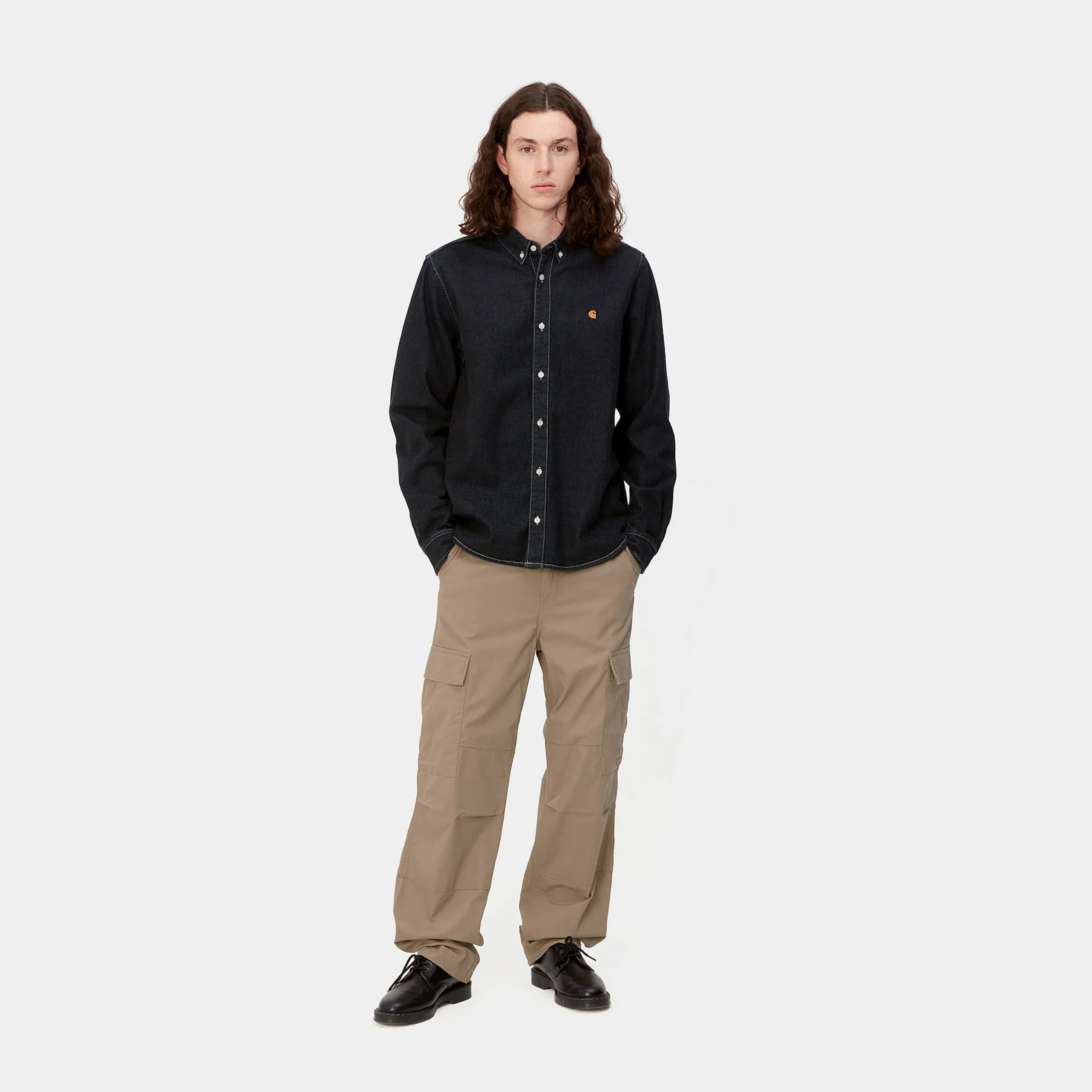 Hosen>Carhartt WIP Regular Cargo Pant Leather