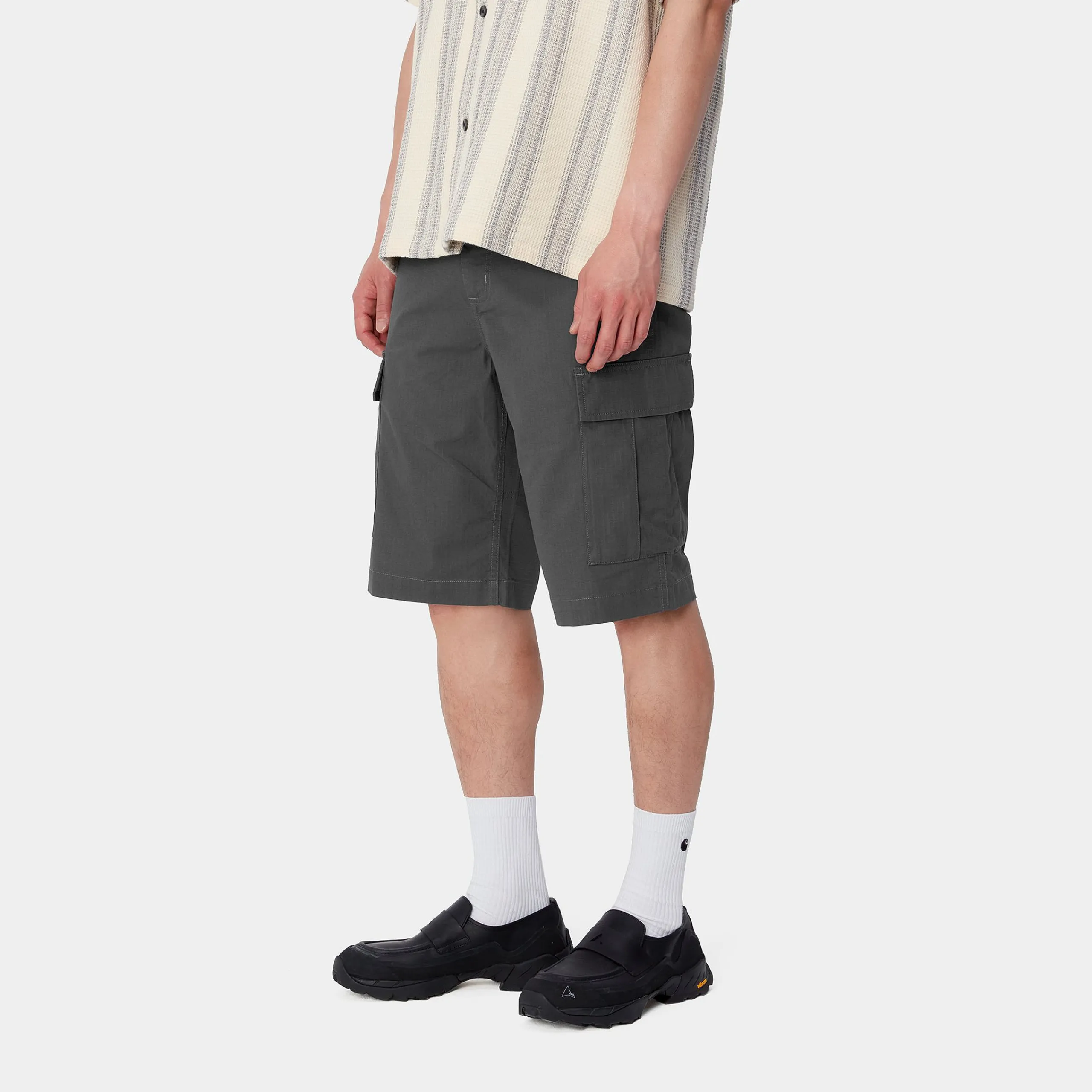 Shorts & Badehosen>Carhartt WIP Regular Cargo Short Graphite
