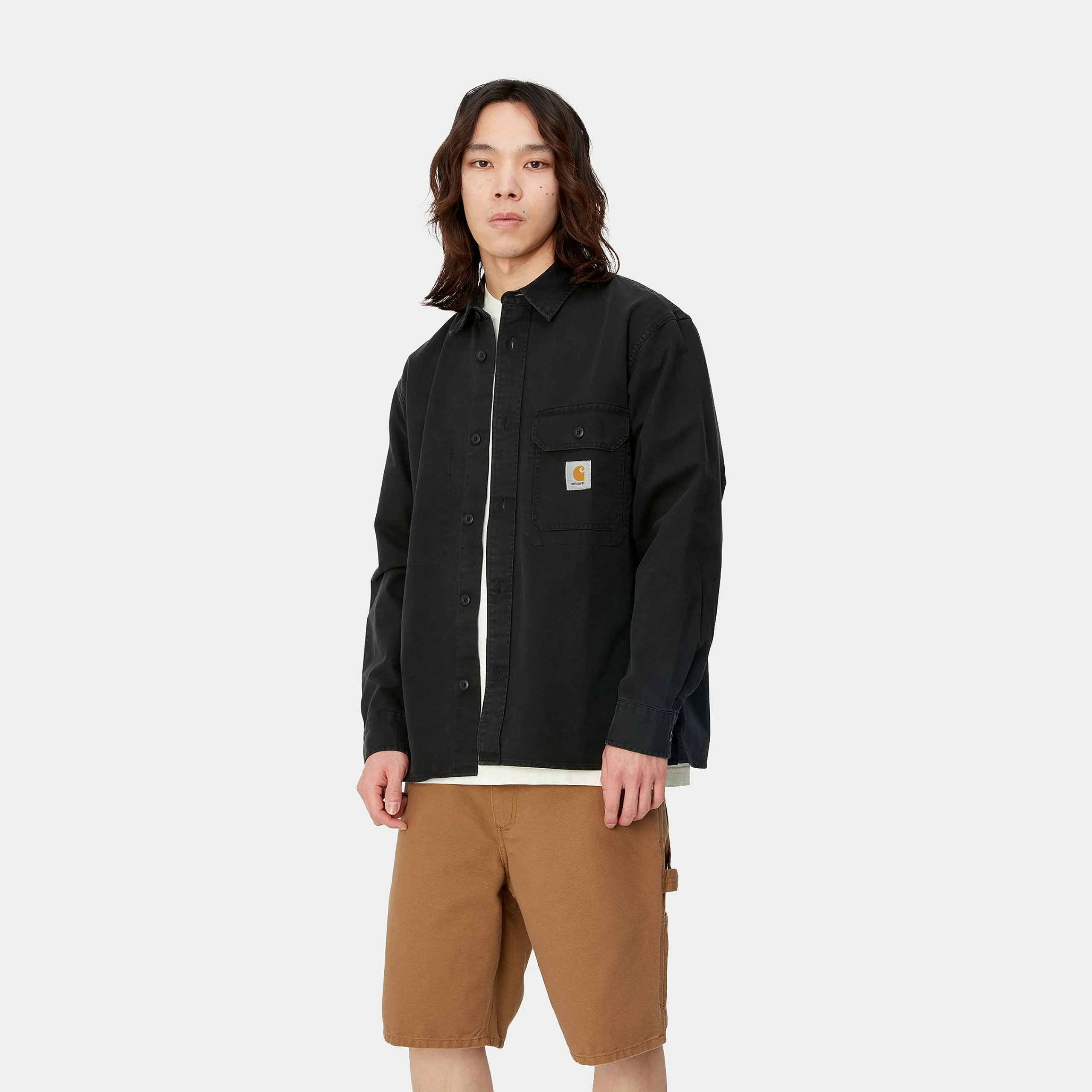 Hemden|Jacken & Mäntel>Carhartt WIP Reno Shirt Jac Black