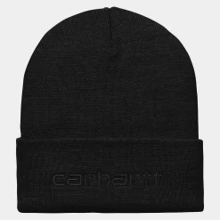 Accessoires|Accessoires>Carhartt WIP Script Beanie Black / Black
