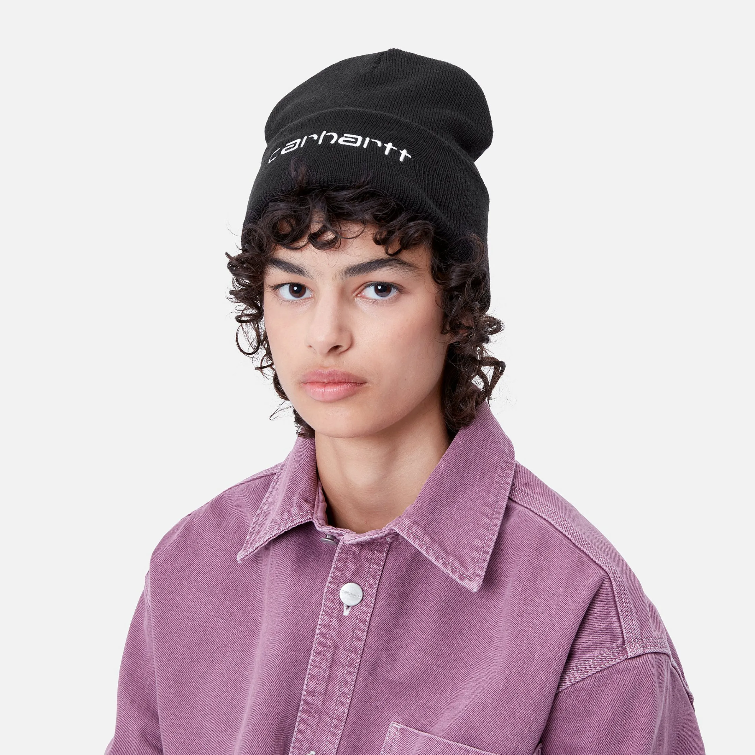 Accessoires|Accessoires>Carhartt WIP Script Beanie Black / White