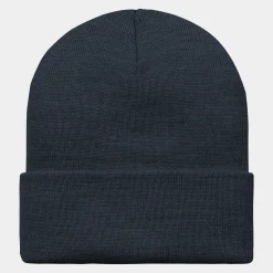 Accessoires|Accessoires>Carhartt WIP Script Beanie Air Force Blue / Malbec