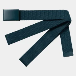 Accessoires|Accessoires>Carhartt WIP Script Belt Tonal Duck Blue