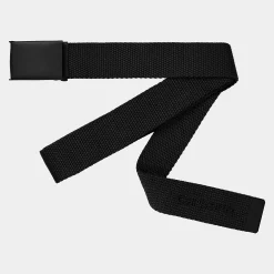 Accessoires|Accessoires>Carhartt WIP Script Belt Tonal Black