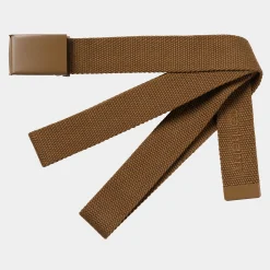 Accessoires|Accessoires>Carhartt WIP Script Belt Tonal Hamilton Brown