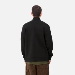 Sweats>Carhartt WIP Script Embroidery Jacket Black / White