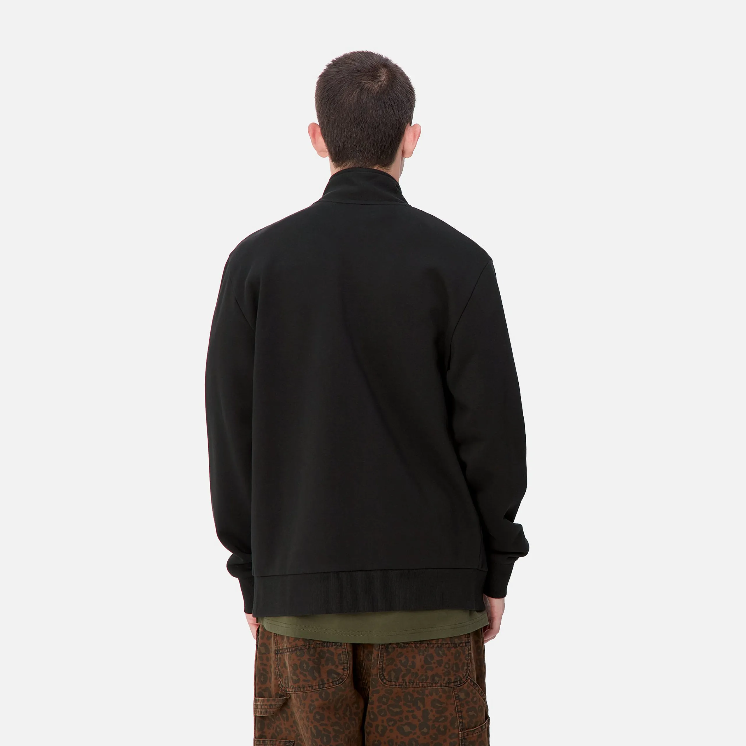 Sweats>Carhartt WIP Script Embroidery Jacket Black / White