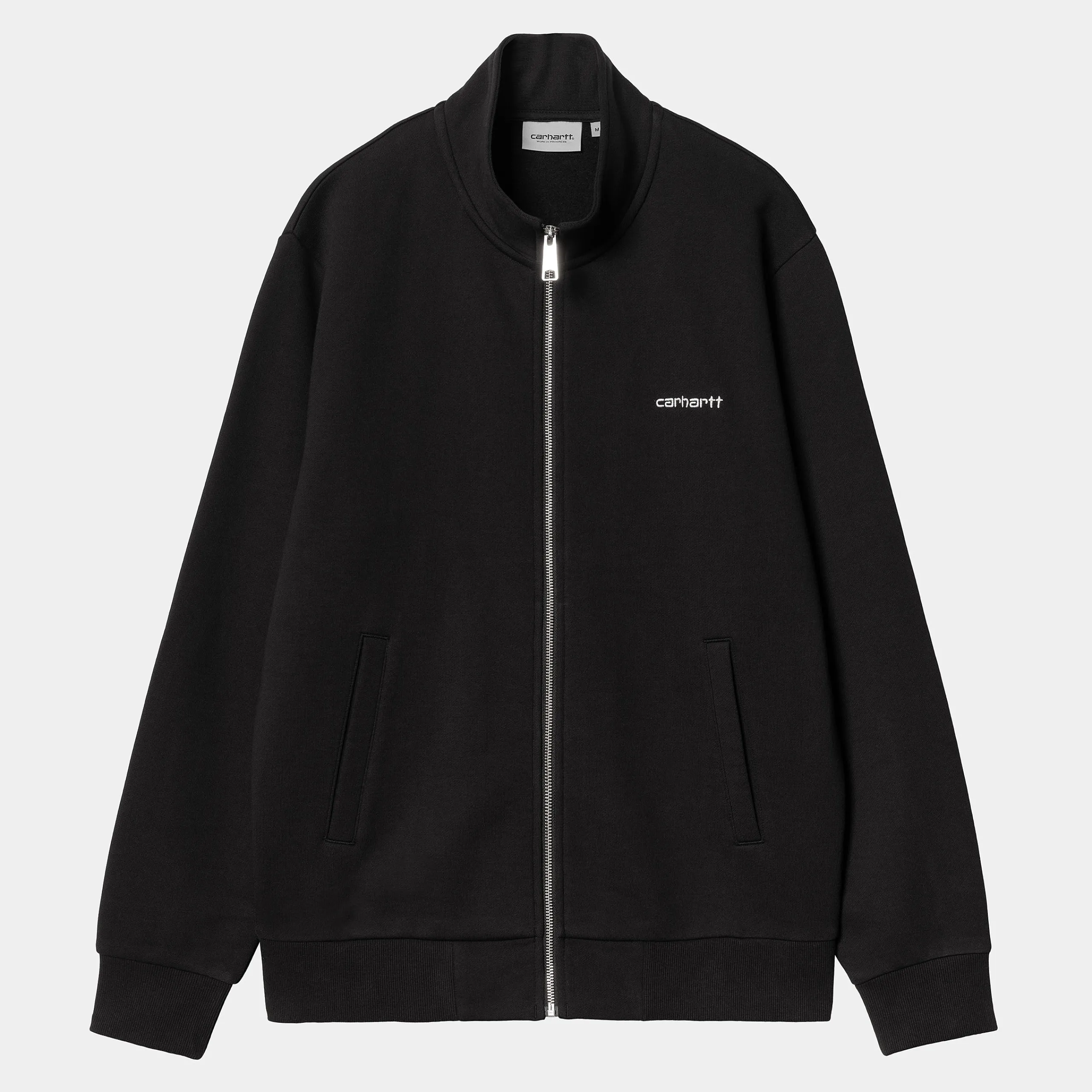 Sweats>Carhartt WIP Script Embroidery Jacket Black / White