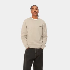 Sweats>Carhartt WIP Script Embroidery Sweat Wall / Black