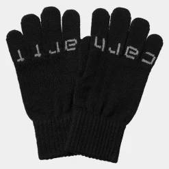 Accessoires|Accessoires>Carhartt WIP Script Gloves Black / Grey Heather