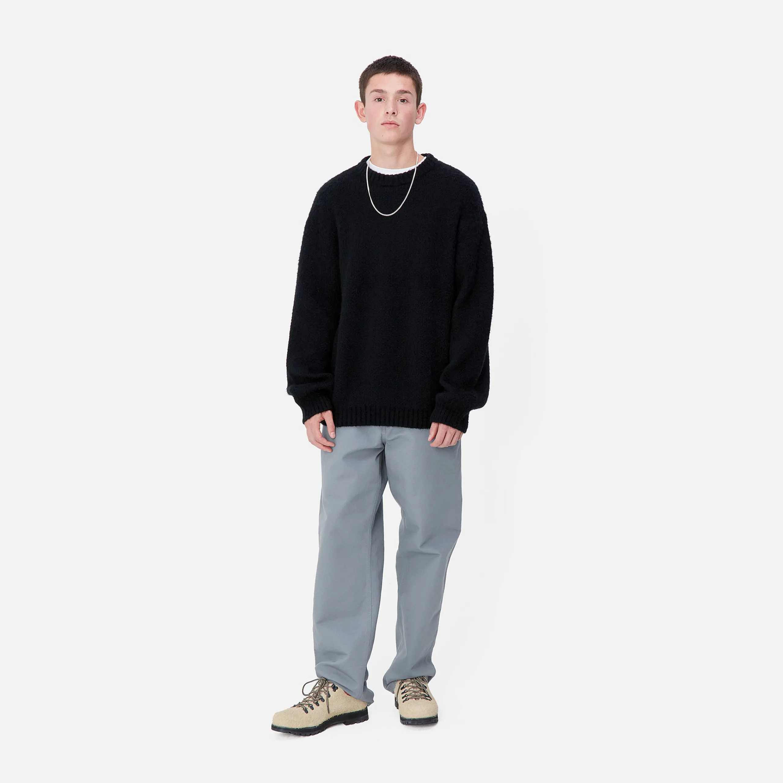 Hosen>Carhartt WIP Single Knee Pant Dove Grey