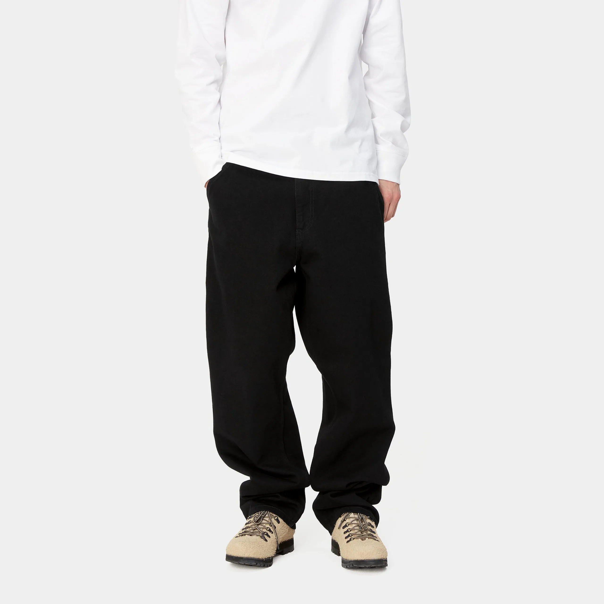 Denim|Hosen>Carhartt WIP Single Knee Pant Black