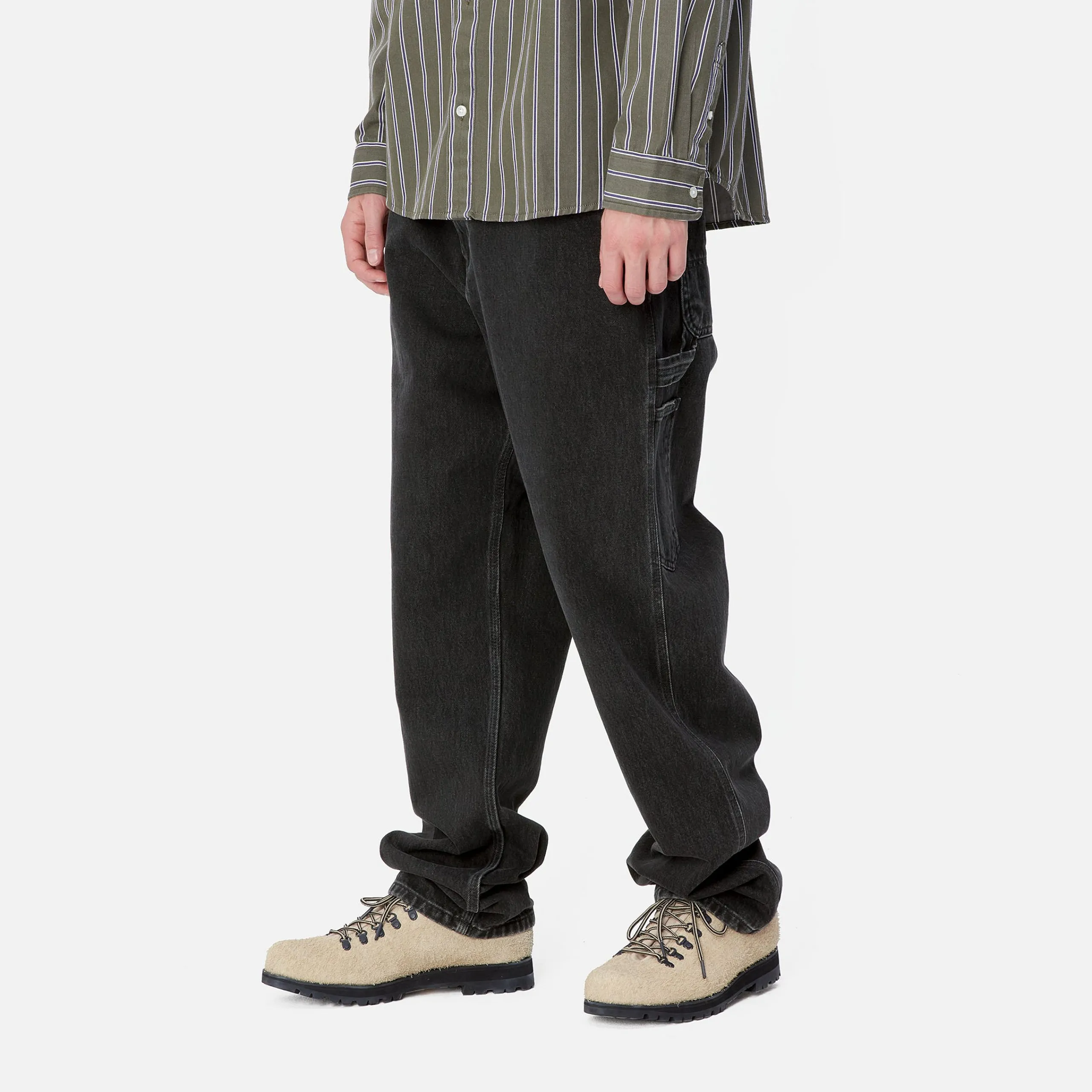 Denim|Hosen>Carhartt WIP Single Knee Pant Black