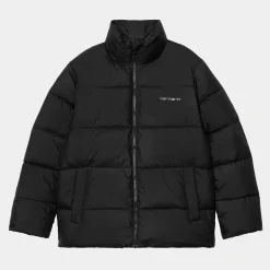 Jacken & Mäntel>Carhartt WIP Springfield Jacket Black / Misty Grey