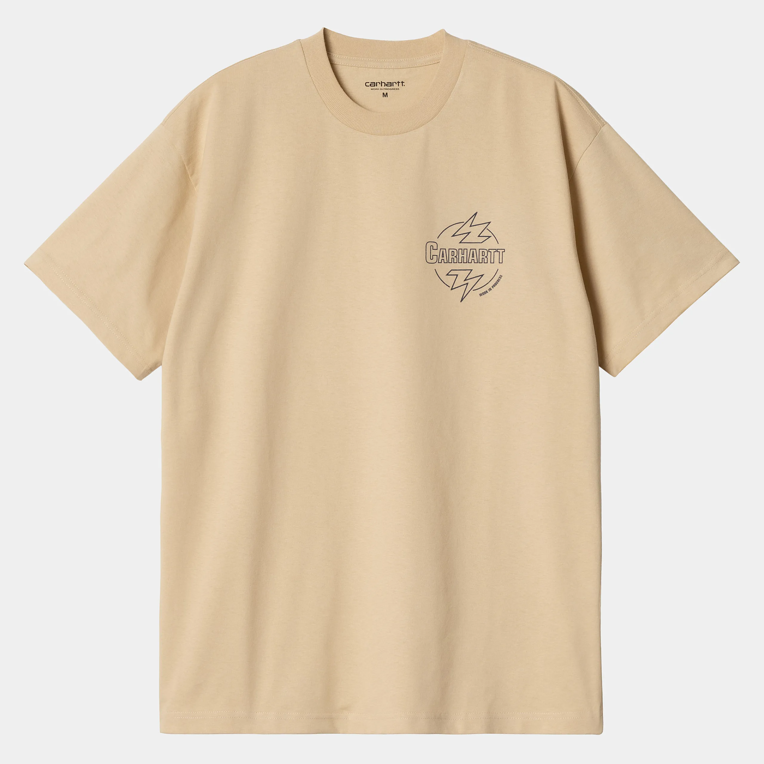 T-Shirts & Polos>Carhartt WIP S/S Ablaze T-Shirt Cornsilk / Air Force Blue
