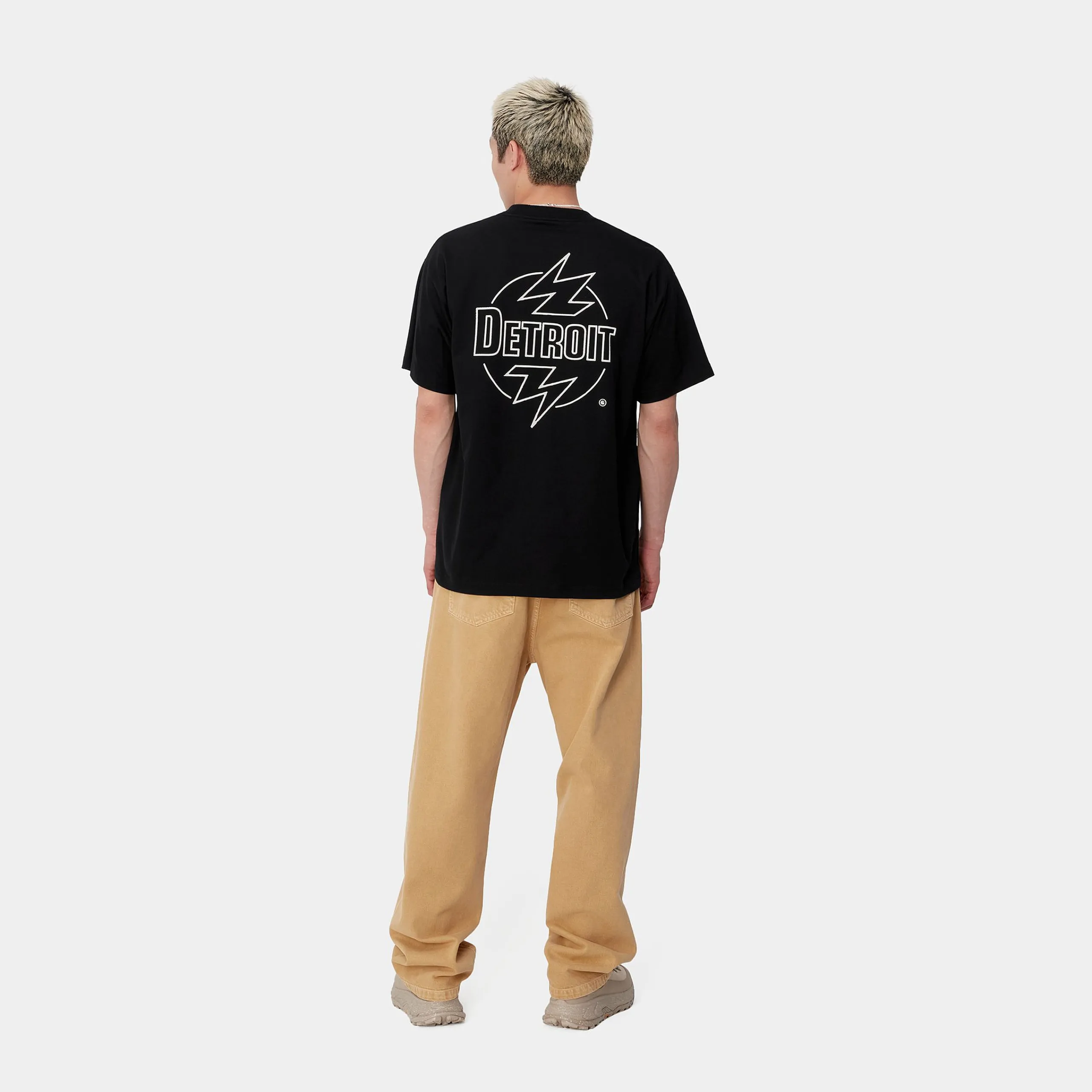 T-Shirts & Polos>Carhartt WIP S/S Ablaze T-Shirt Black / Wax