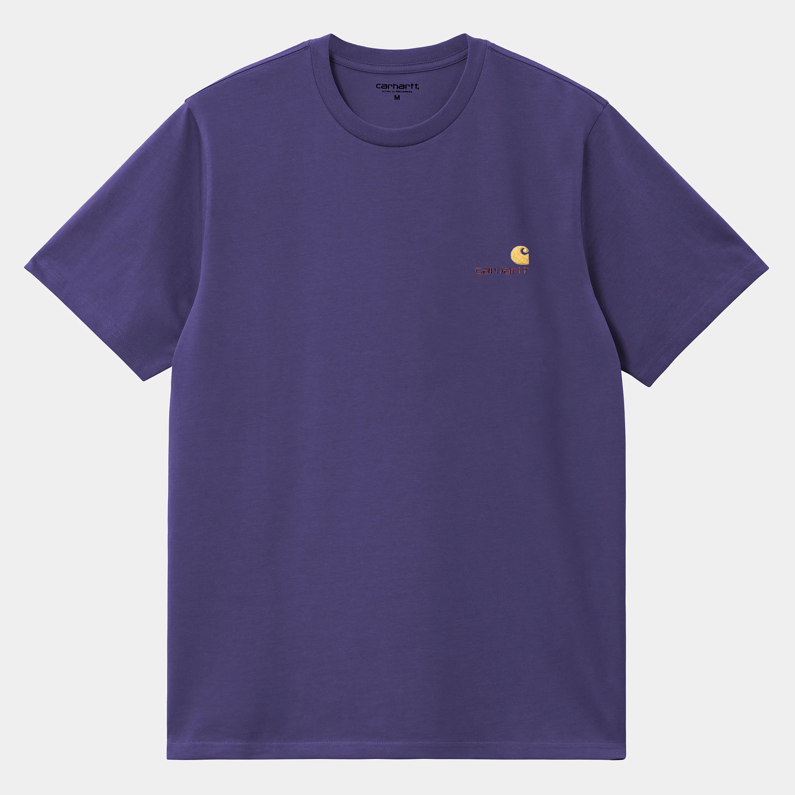 T-Shirts & Polos>Carhartt WIP S/S American Script T-Shirt Aura