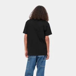 T-Shirts & Polos>Carhartt WIP S/S American Script T-Shirt Black