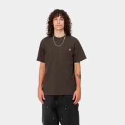 T-Shirts & Polos>Carhartt WIP S/S American Script T-Shirt Buckeye