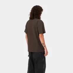 T-Shirts & Polos>Carhartt WIP S/S American Script T-Shirt Buckeye