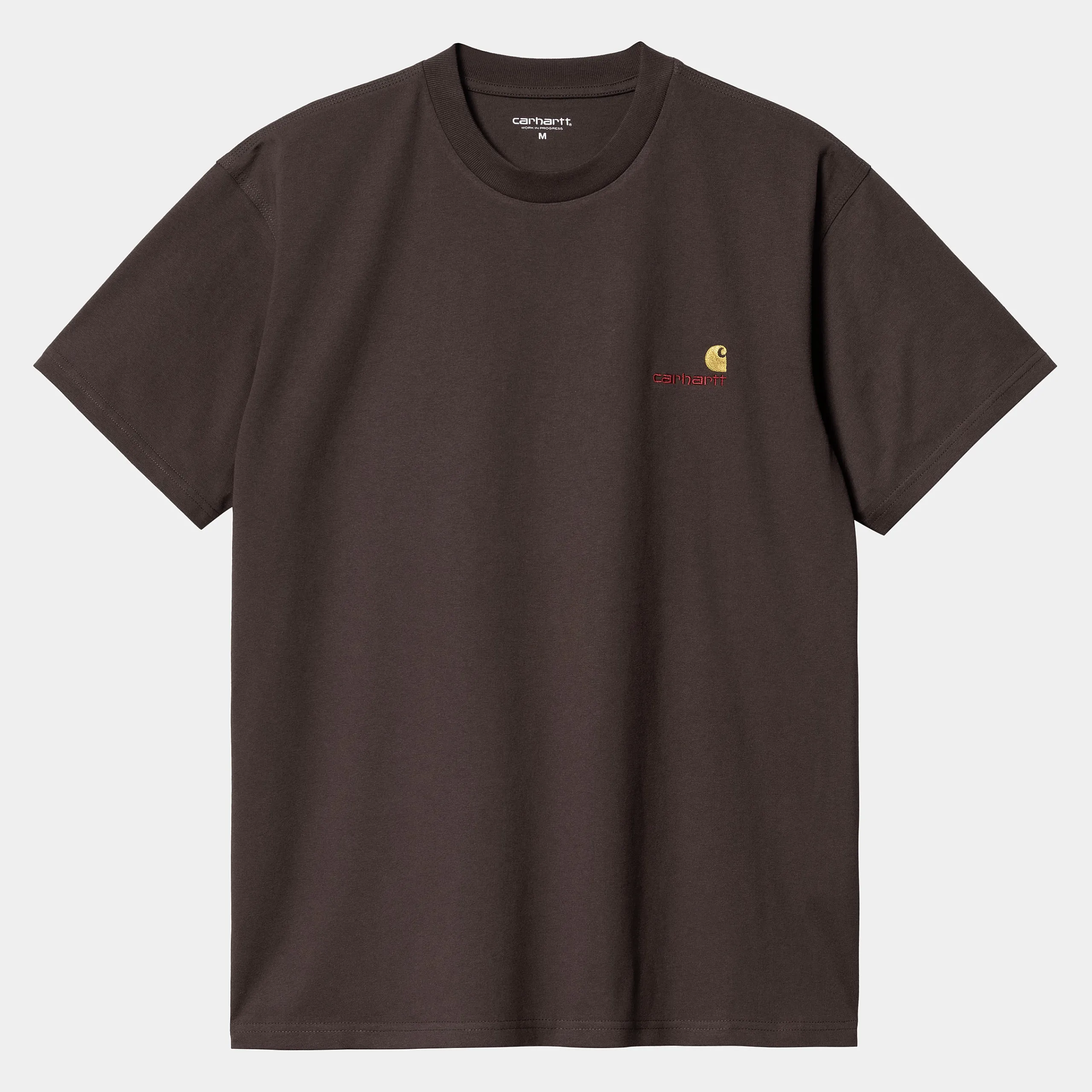 T-Shirts & Polos>Carhartt WIP S/S American Script T-Shirt Buckeye