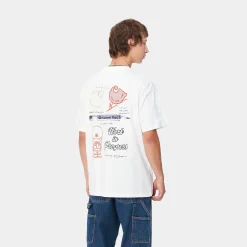 T-Shirts & Polos>Carhartt WIP S/S Archivo T-Shirt White