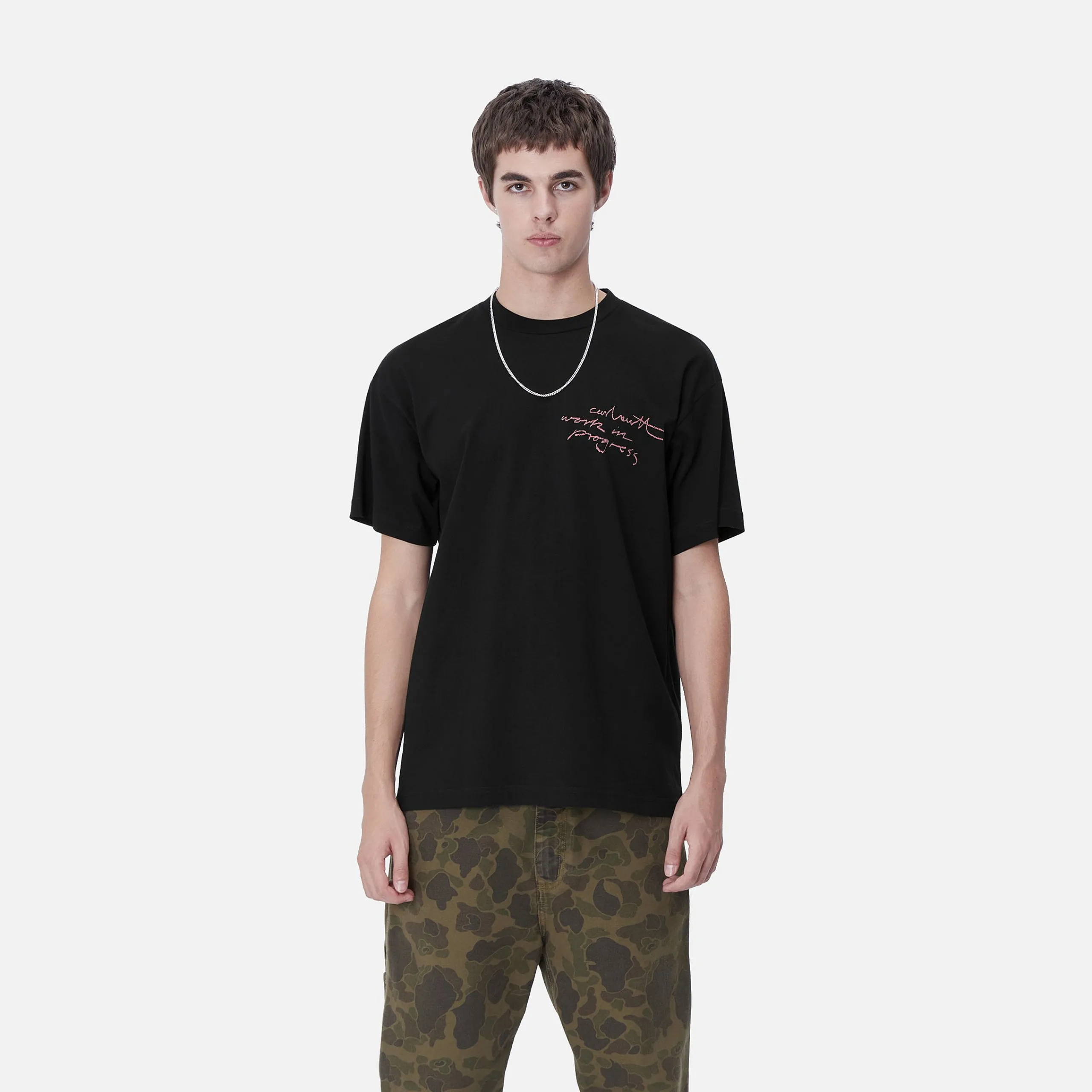 T-Shirts & Polos>Carhartt WIP S/S Archivo T-Shirt Black