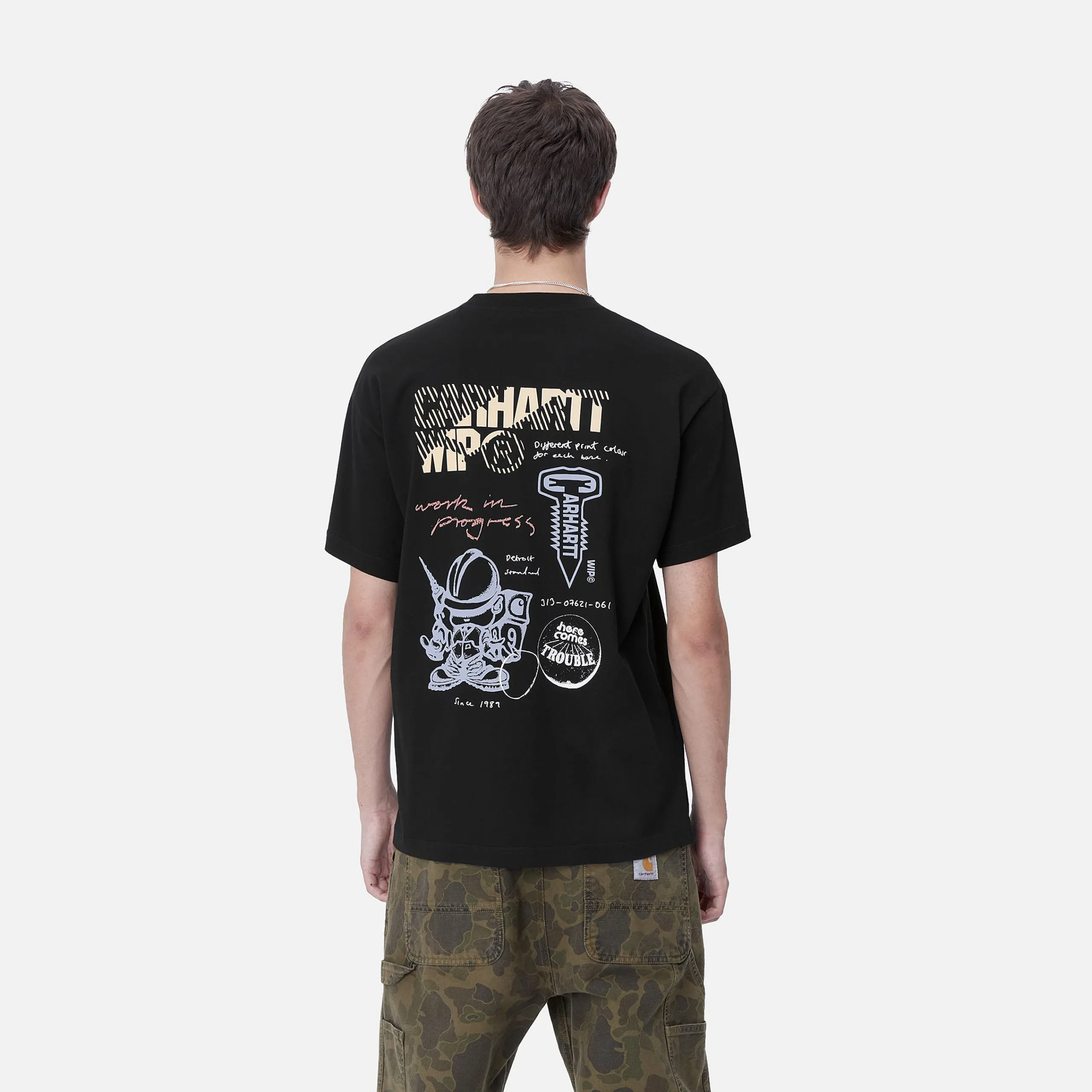 T-Shirts & Polos>Carhartt WIP S/S Archivo T-Shirt Black